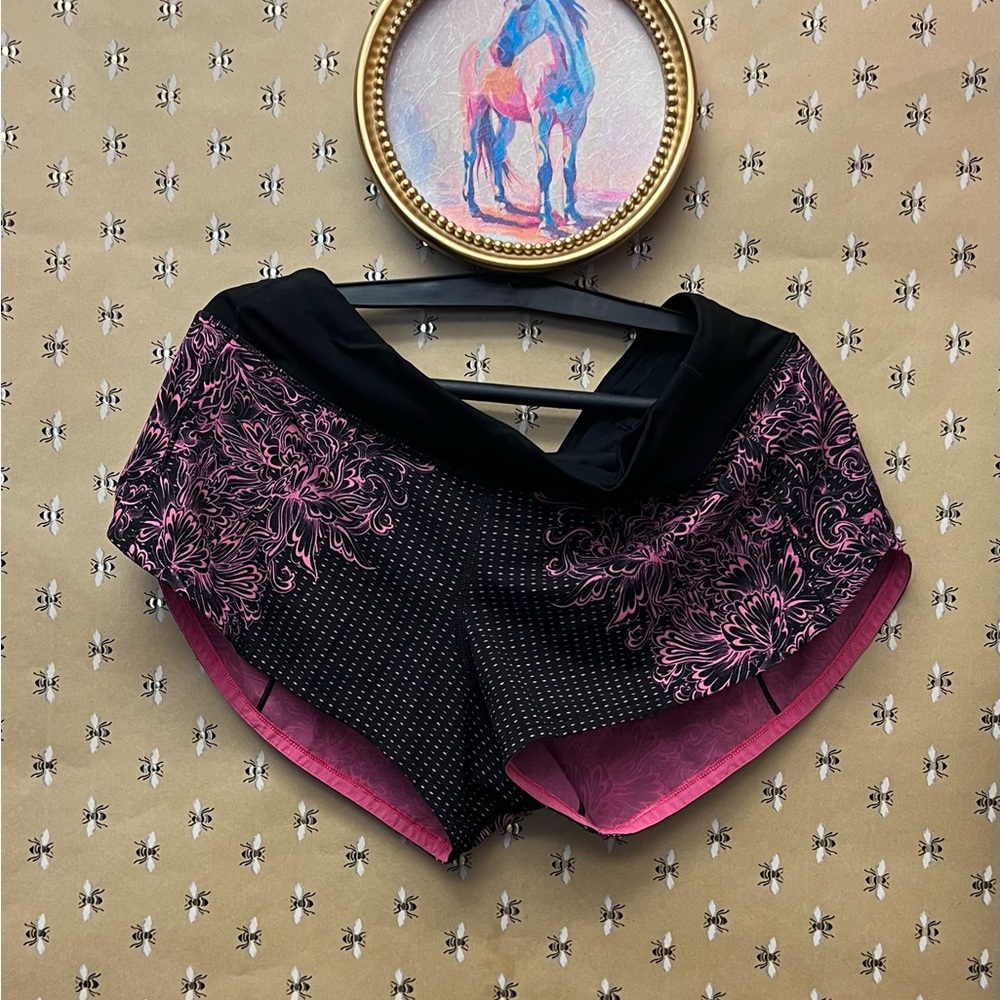 Black and Pink Women's Shorts